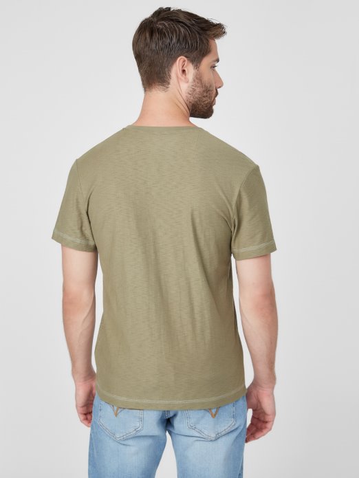 Ricky Split Tee Isle Wash 32\\ Guess Shopping